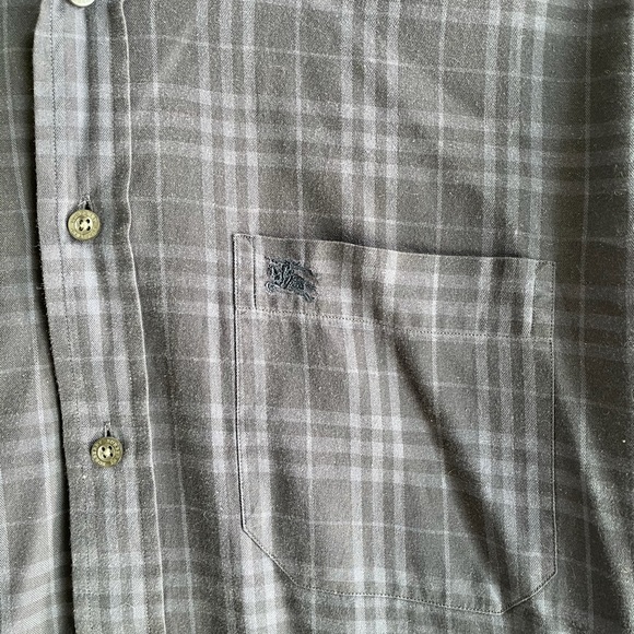 Burberry London Plaid Button Down Shirt - Picture 2 of 8